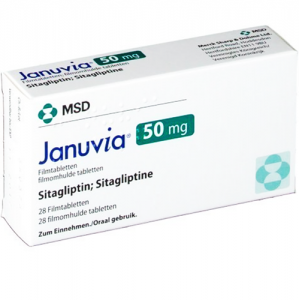JANUVIA 50 mg ( sitagliptin ) 28 film-coated Tablets